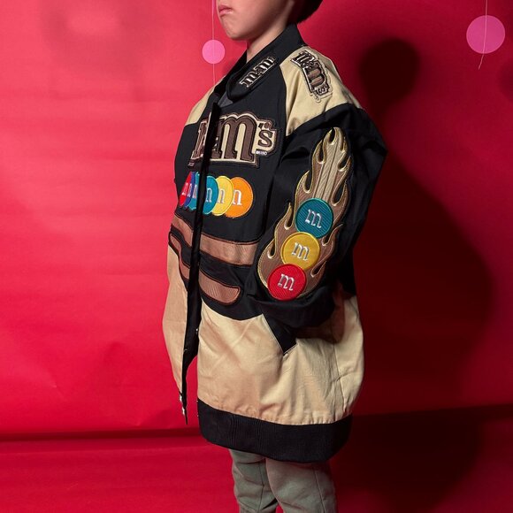 Y2K M&M’s Racing Jacket (Kids XL Fit) – Early 2000s Collectible - Picture 5 of 11